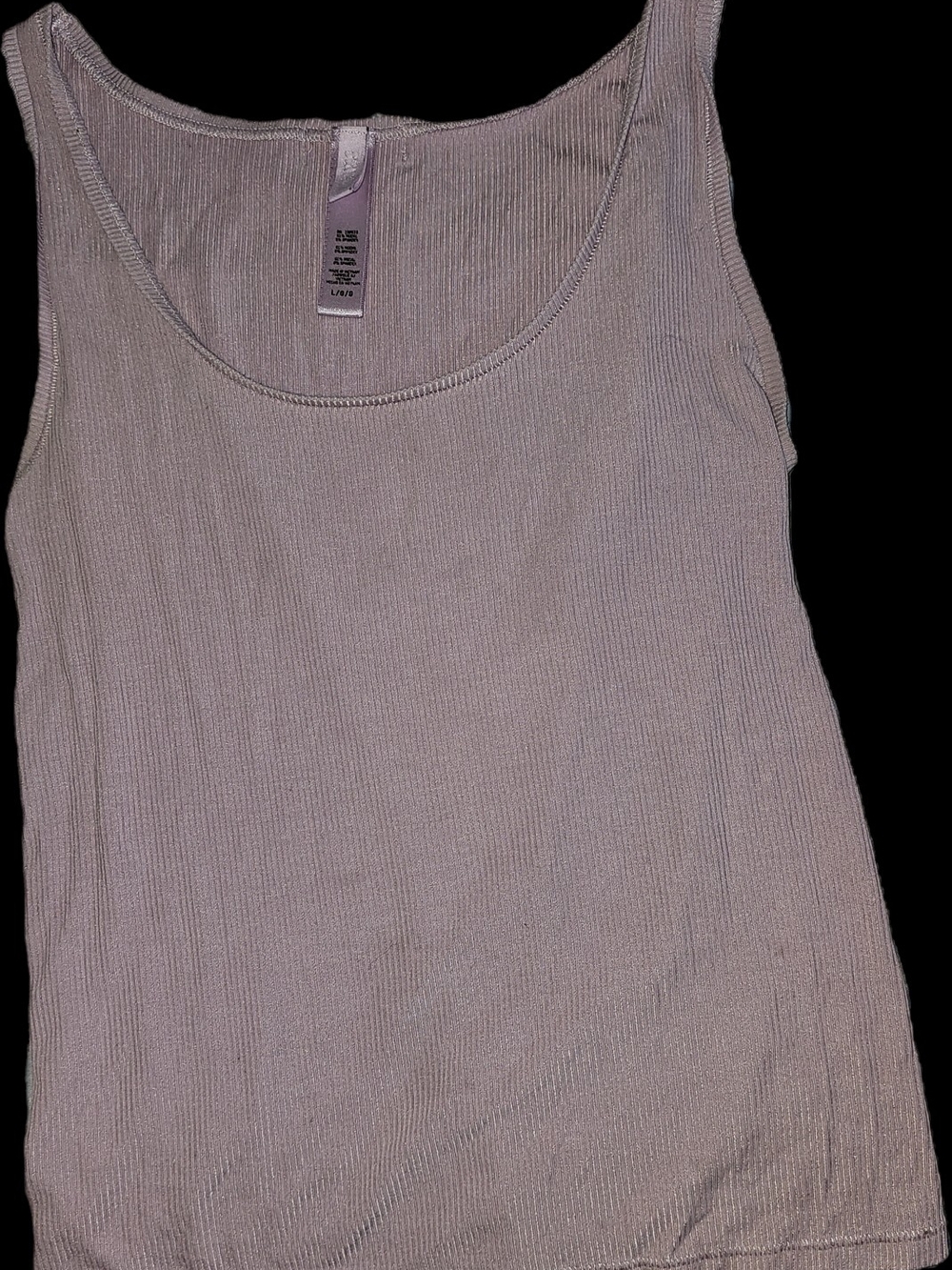 Skimd Ribbed Tank Top — Lavender